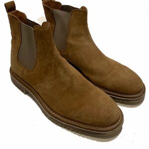 crown vintage Men's Brown Suede Chelsea Boots